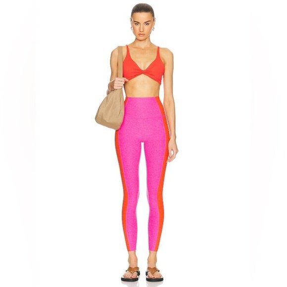 BEYOND YOGA Spacedye Vitality Colorblock High Waisted Midi Legging size S - Picture 15 of 15